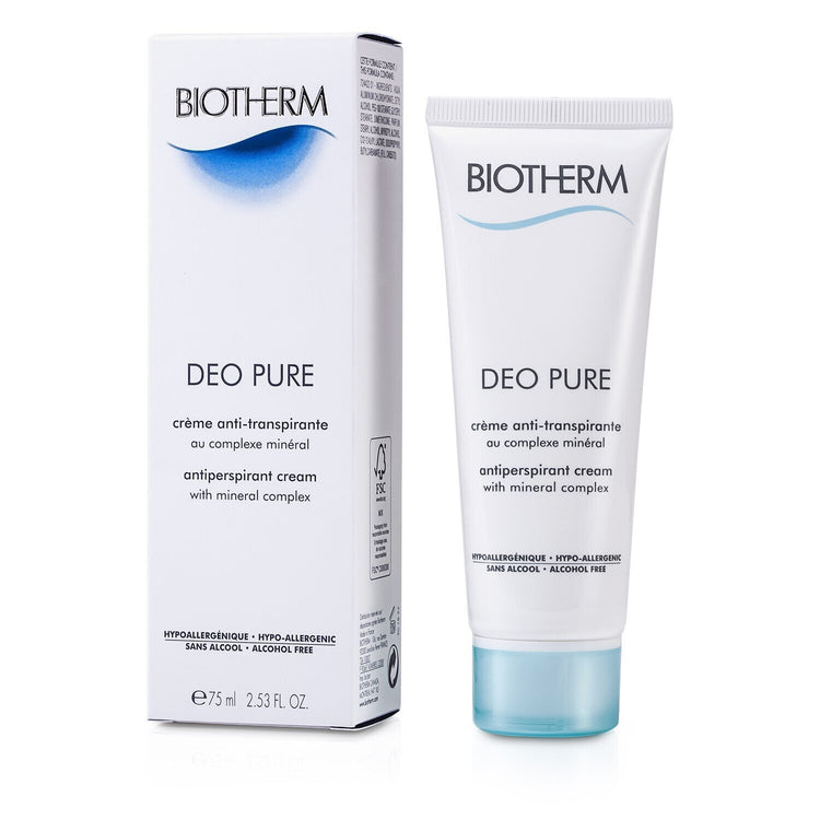 Biotherm/ビオテルム+デオピュア アンチパースピラントクリーム +75ml/2.53oz ブランドコスメ