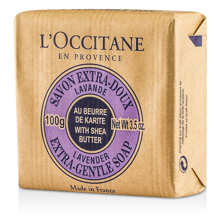 L'Occitane/ロクシタン+シアバター エクストラジェントルソープーラベンダー +100g/3.5oz ブランドコスメ