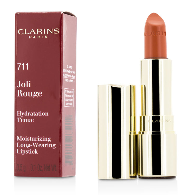 Clarins/クラランス+ジョリ ルージュ (ロング ウェアリング モイスチャライジング リップスティック)+3.5g/0.12oz+# 711 Papaya ブランドコスメ