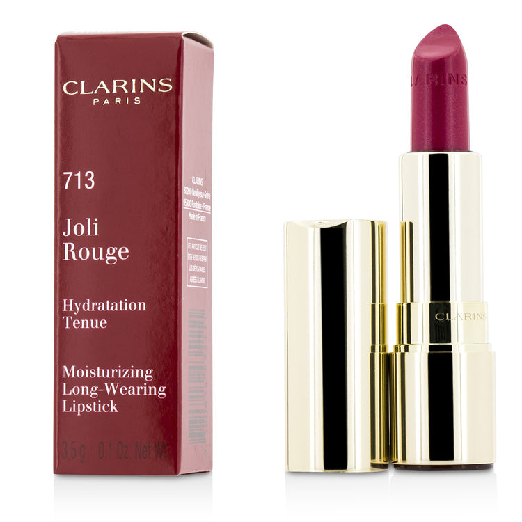 Clarins/クラランス+ジョリ ルージュ (ロング ウェアリング モイスチャライジング リップスティック)+3.5g/0.12oz+# 713 Hot Pink ブランドコスメ