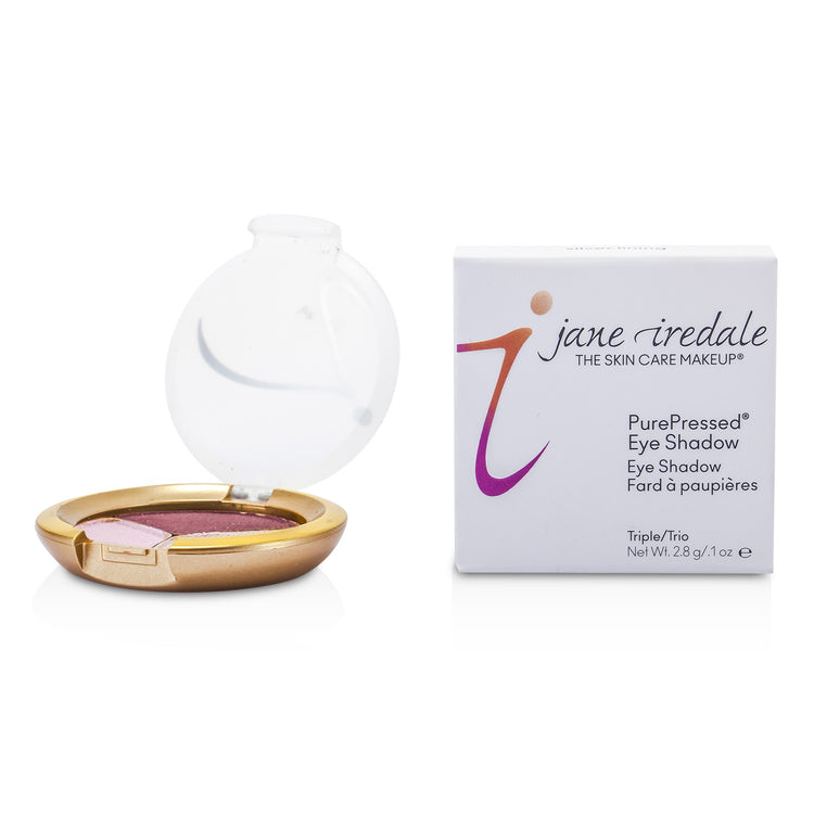 Jane Iredale/ジェーンアイルデール+ピュアプレス トリプル アイ シャドー+2.8g/0.1oz+Pink Bliss ブランドコスメ