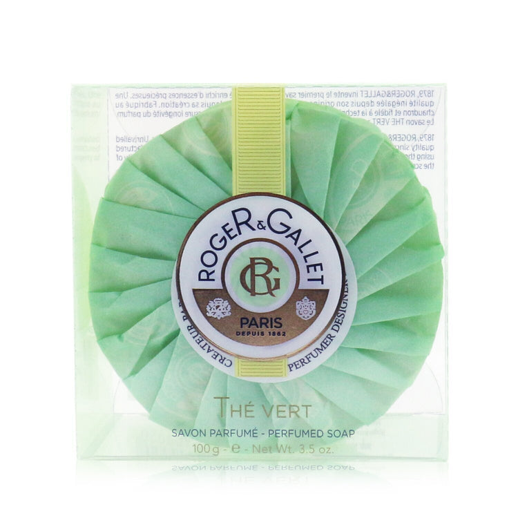 Roger & Gallet/ロジェガレ+グリーンティー (ザ ヴェール) パヒュームソープ +100g/3.5oz ブランドコスメ