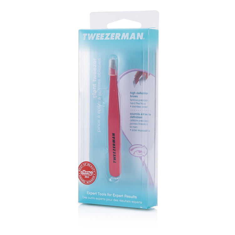 Tweezerman/ツィーザーマン+Slant Tweezer +Fashion Color Geranium ブランドコスメ