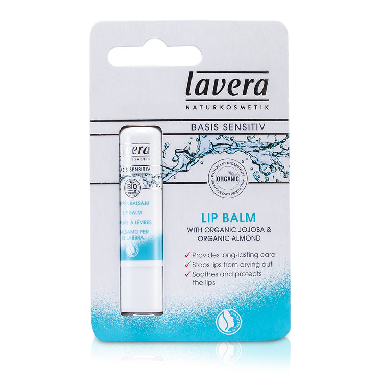 Lavera/ラヴェーラ+ベーシック センシティブ リップバーム +4.5g/0.15oz ブランドコスメ