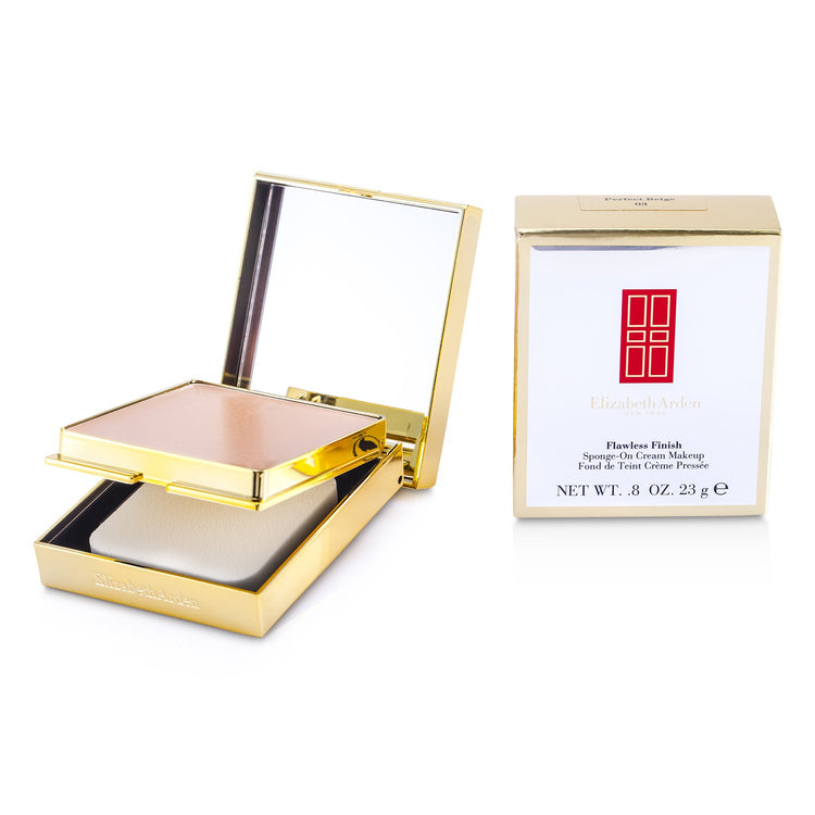 Elizabeth Arden/エリザベスアーデン+フローレス フィニッシュ スポンジ オン クリーム メイク (Golden Case)+23g/0.8oz+03 Perfect Beige ブランドコスメ