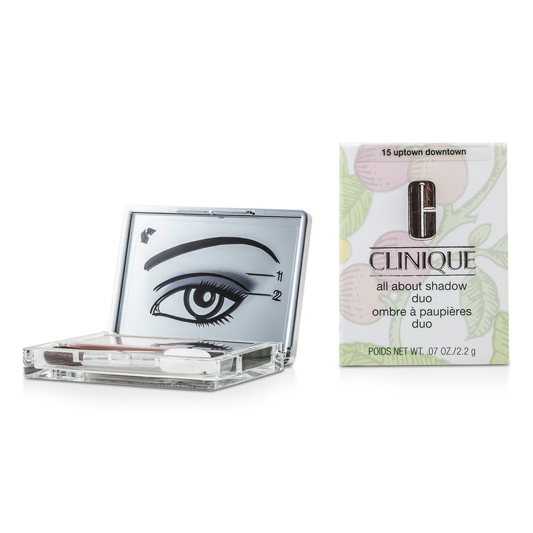 Clinique/クリニーク+オールアバウト アイシャドウ Duo+2.2g/0.07oz+# 15 Uptown Downtown ブランドコスメ