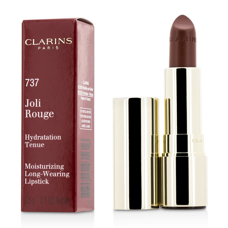 Clarins/クラランス+ジョリ ルージュ (ロング ウェアリング モイスチャライジング リップスティック)+3.5g/0.1oz+# 737 Spicy Cinnamon ブランドコスメ