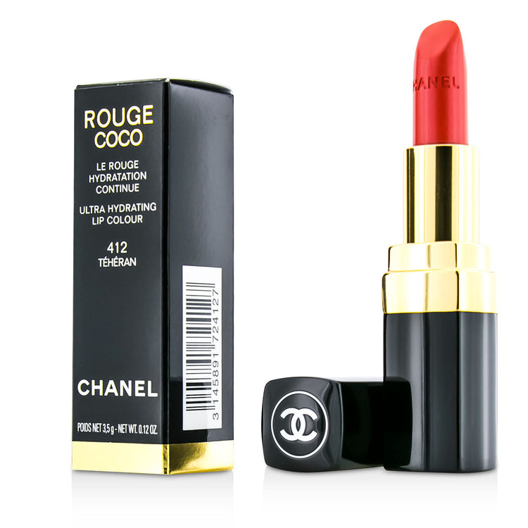 Chanel/シャネル+ルージュ ココ ウルトラ ハイドレーティング リップ カラー+3.5g/0.12oz+# 412 テヘラン ブランドコスメ