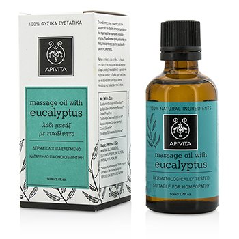 Apivita/アピヴィータ+Massage Oil With Eucalyptus +50ml/1.7oz ブランドコスメ