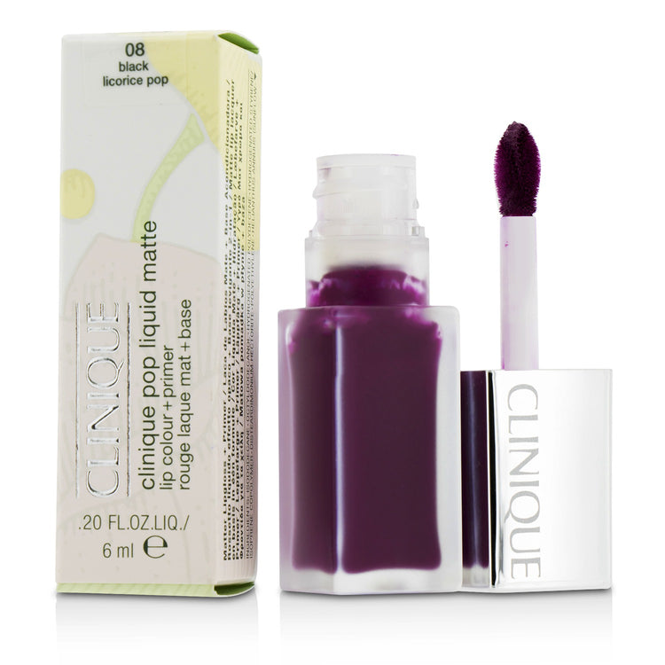 Clinique/クリニーク+ポップ リキッド マット+6ml/0.2oz+# 08 Black Licorice Pop ブランドコスメ