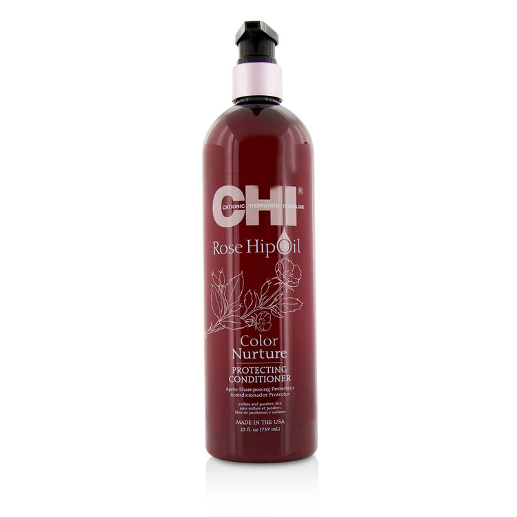 CHI/チィー+ローズヒップオイル カラーニューチャ― プロテクティング コンディショナー+739ml/25oz ブランドコスメ