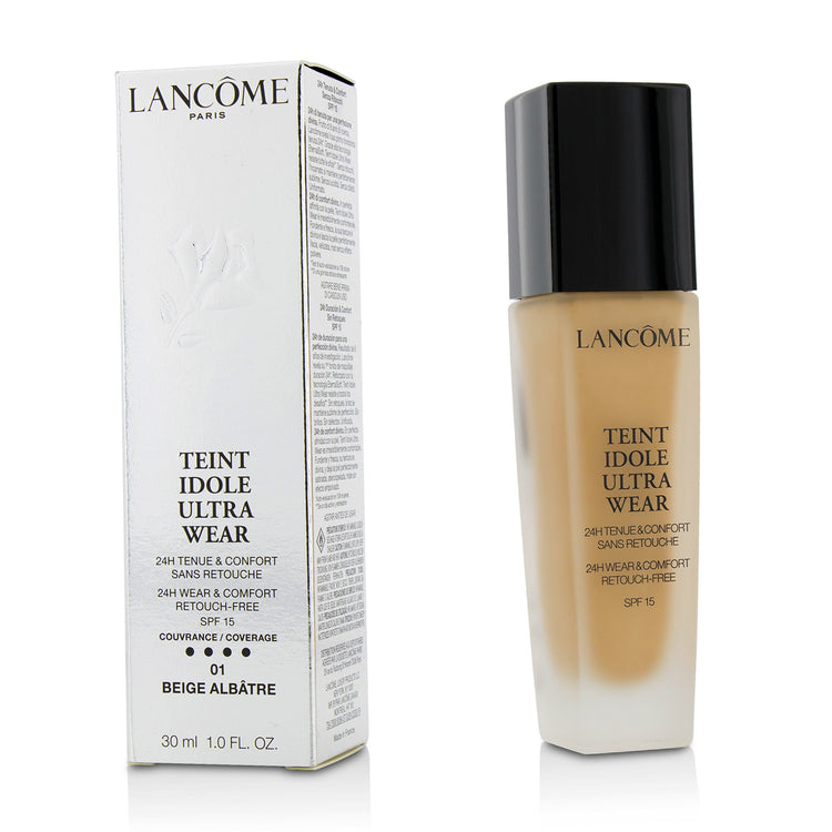 Lancome/ランコム+テイントアイドルウルトラウェア24HウェアコンフォートファンデーションSPF15+30ml/1oz+# 01 Beige Albatre ブランドコスメ