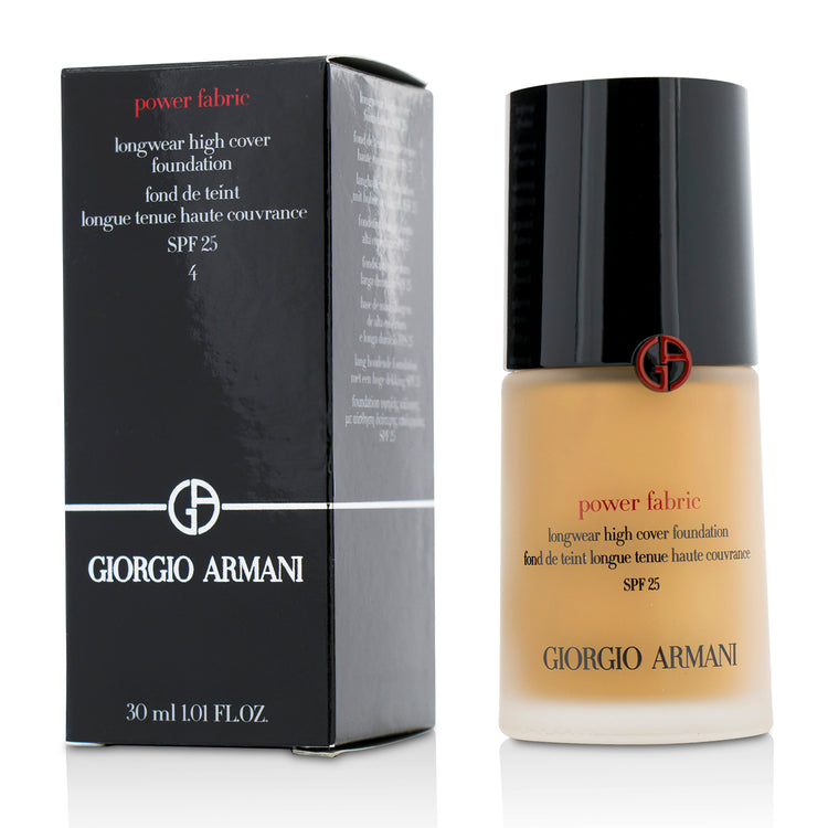 Giorgio Armani/ジョルジオ アルマーニ+パワー ファブリック ロングウェア ハイ カバー ファンデーション SPF 25 - # 6.25 +30ml/1oz+# 4 ブランドコスメ