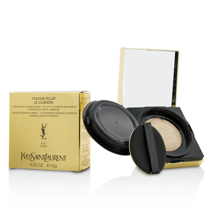Yves Saint Laurent/イヴ・サンローラン+トウシュ エクラ ル クッション リキッド ファンデーション コンパクト+15g/0.53oz+#B30 Almond ブランドコスメ