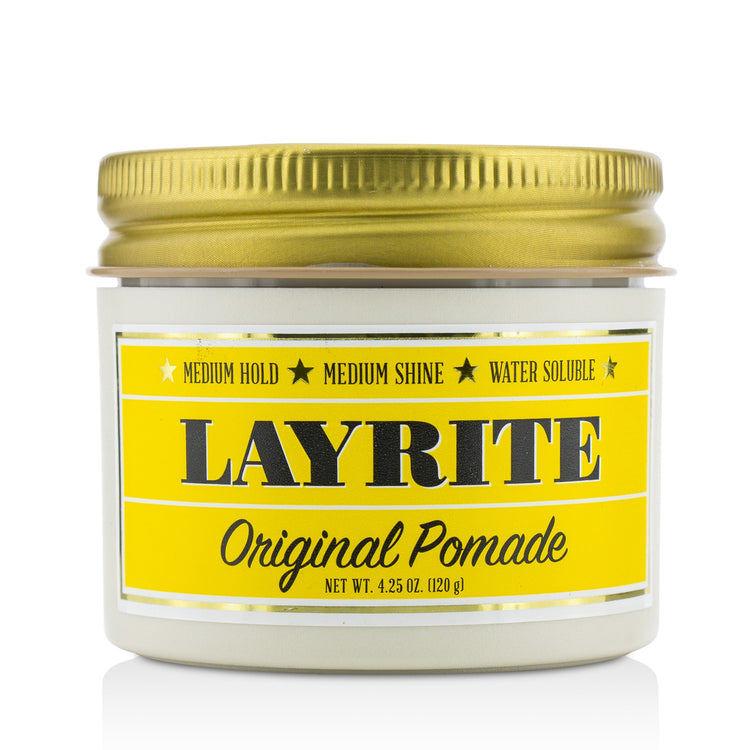 Layrite/レイライト+オリジナルポマード (ミディアムホールド、ミディアムシャイン、水で洗い流せます)+120g/4.25oz ブランドコスメ