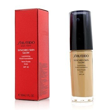 Shiseido/資生堂+シンクロ スキン グロー ルミナイジング フルイド ファンデーション SPF 20+30ml/1oz+# Golden 4 ブランドコスメ