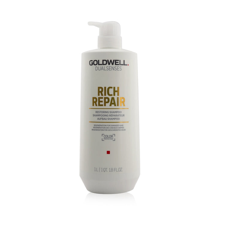 Goldwell/ゴールドウェル+デュアルセンス リッチリペア リストアリングシャンプー (ダメージヘア用)+1000ml/33.8oz ブランドコスメ