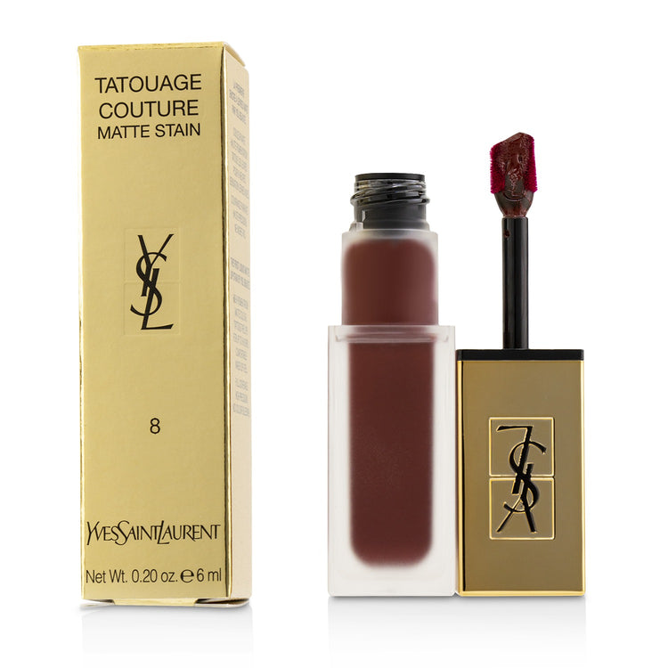 Yves Saint Laurent/イヴ・サンローラン+タトゥアゲ クチュール マット ステイン+6ml/0.2oz+# 8 Black Red Code ブランドコスメ