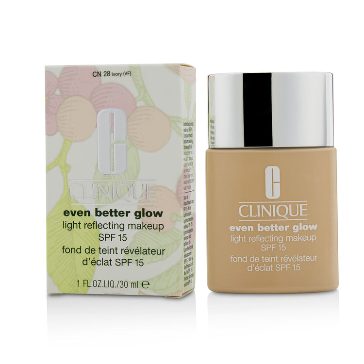 Clinique/クリニーク+イーブン ベター グロー ライト リフレクティング メークアップ SPF 15+30ml/1oz+# CN 28 Ivory ブランドコスメ