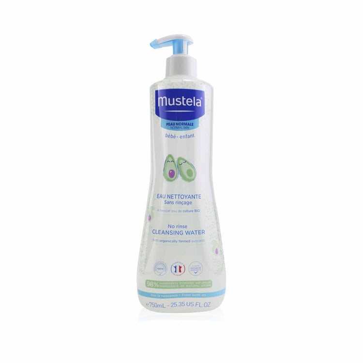 Mustela/ムステラ+ノー リンス クレンジング ウォーター (フェイス & ダイパ エリア) +750ml/25.35oz ブランドコスメ