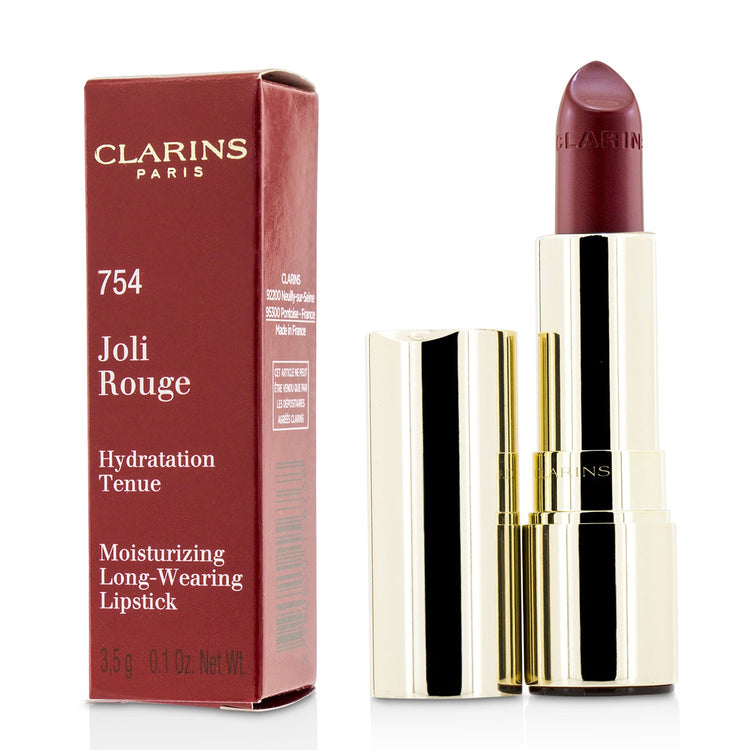Clarins/クラランス+ジョリ ルージュ (ロング ウェアリング モイスチャライジング リップスティック)+3.5g/0.1oz+# 754 Deep Red ブランドコスメ