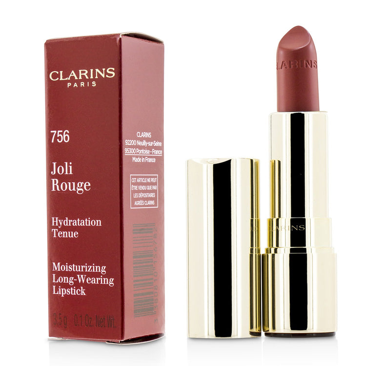 Clarins/クラランス+ジョリ ルージュ (ロング ウェアリング モイスチャライジング リップスティック)+3.5g/0.1oz+# 756 Guava ブランドコスメ