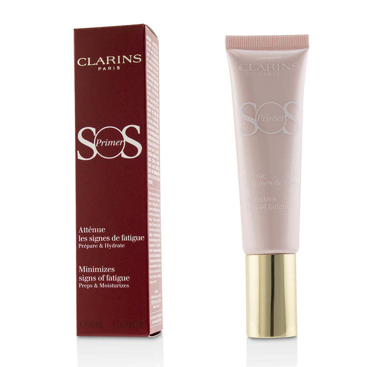 Clarins/クラランス+SOS プライマー+30ml/1oz+# 01 ローズ (Minimizes Signs Of Fatigue) ブランドコスメ