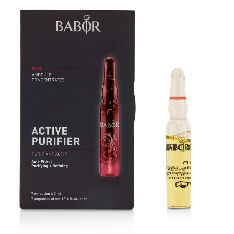 Babor/バボール+アンプル コンセントレート SOS アクティブ プリファイア (ピュリファイング + リファイニング) +7x2ml/0.06oz ブランドコスメ