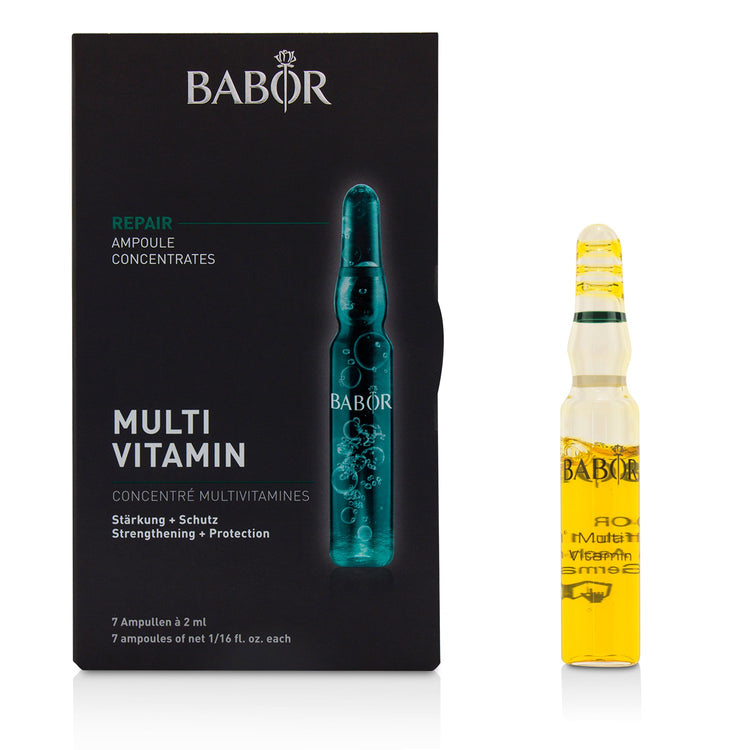 Babor/バボール+アンプル コンセントレート リペア マルチ ビタミン (ストレング + プロテクション) +7x2ml/0.06oz ブランドコスメ