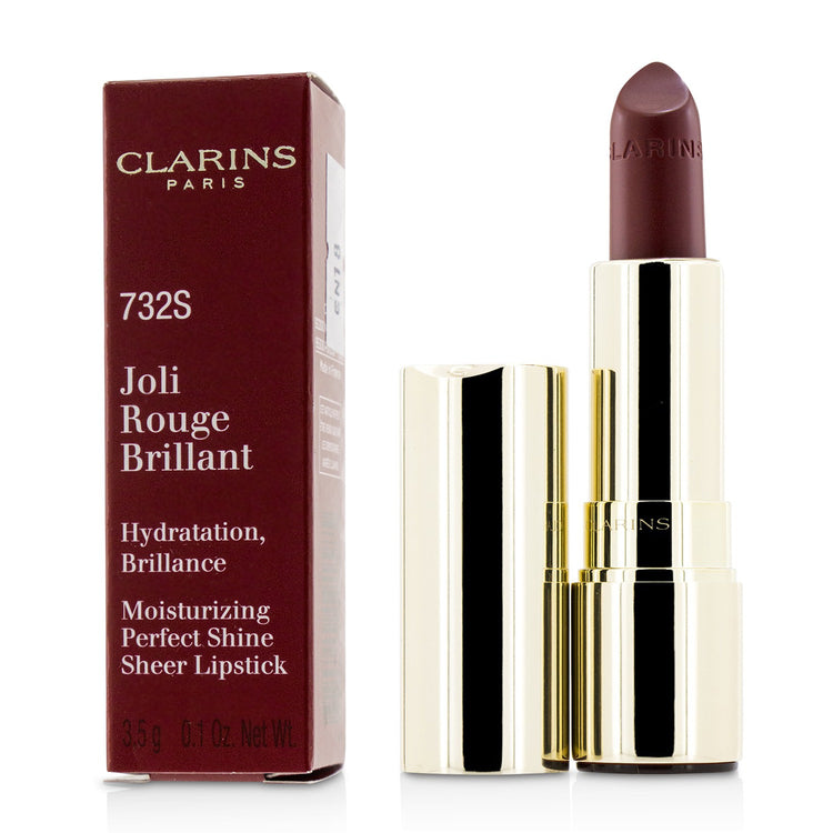 Clarins/クラランス+ジョリ ルージュ ブリラン+3.5g/0.1oz+# 732S Grenadine ブランドコスメ