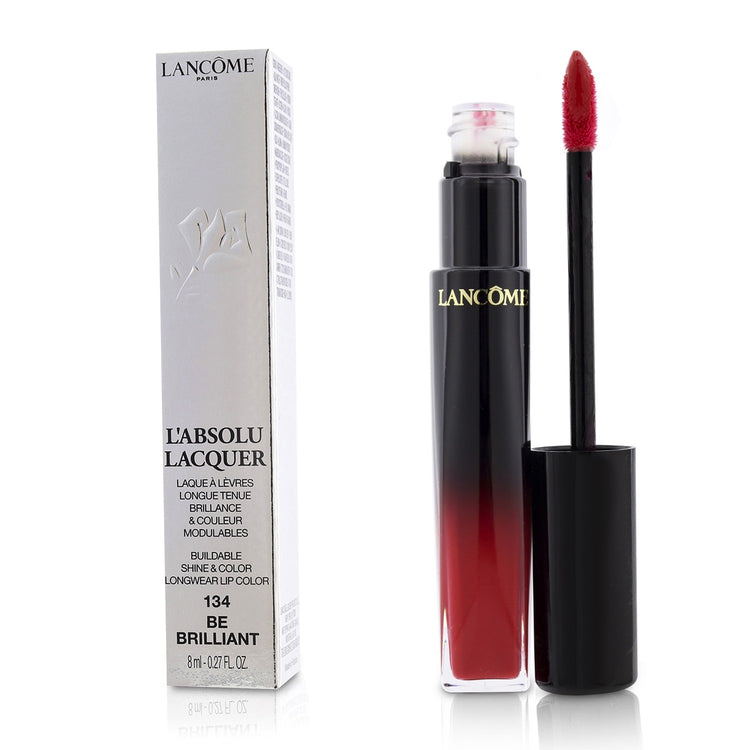 Lancome/ランコム+ラブソル ラッカー ビルダブル シャイン & カラー ロングウェア リップ カラ+8ml/0.27oz+'- # 134 Be Brilliant ブランドコスメ