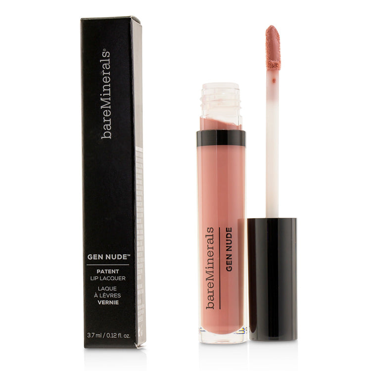 BareMinerals/ベアミネラル+ゲン ヌード パテント リップ ラッカー+3.7ml/0.12oz+# Major ブランドコスメ