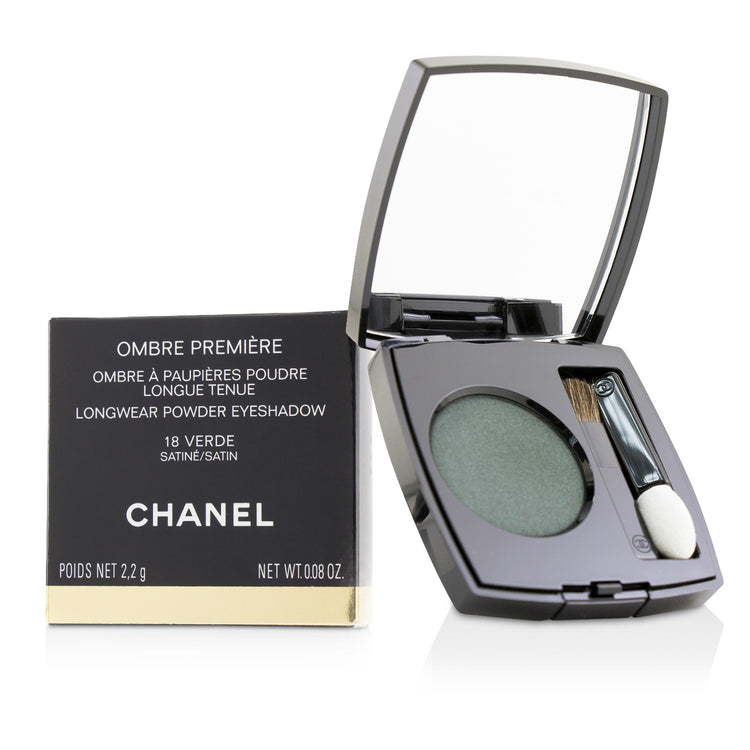 Chanel/シャネル+オンブル プルミエール ロングウェア パウダー アイシャドウ+2.2g/0.08oz+# 18 Verde (Satin) ブランドコスメ