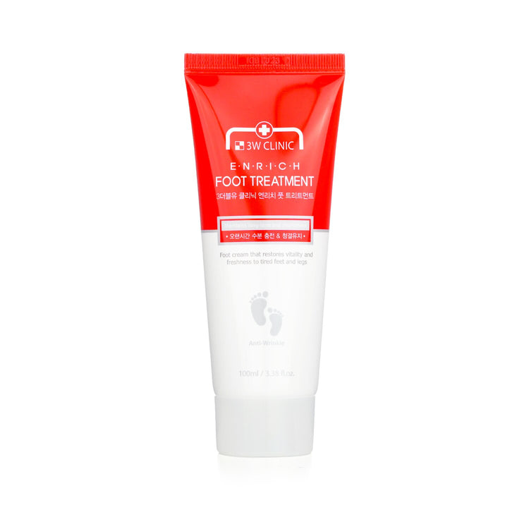 3W Clinic/3Wクリニック+エンリッチ フット トリートメント +100ml/3.3oz ブランドコスメ