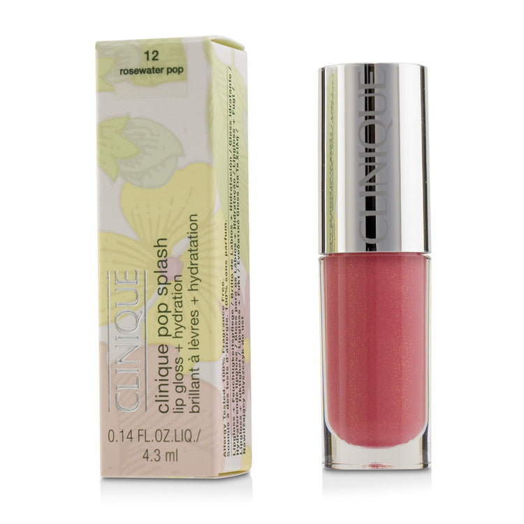 Clinique/クリニーク+ポップ スプラッシュ リップ グロス + ハイドレーション+4.3ml/0.14oz+# 12 Rosewater Pop ブランドコスメ