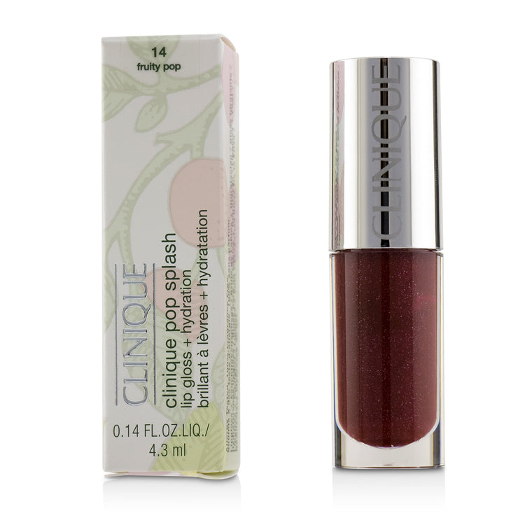 Clinique/クリニーク+ポップ スプラッシュ リップ グロス + ハイドレーション+4.3ml/0.14oz+# 14 Fruity Pop ブランドコスメ