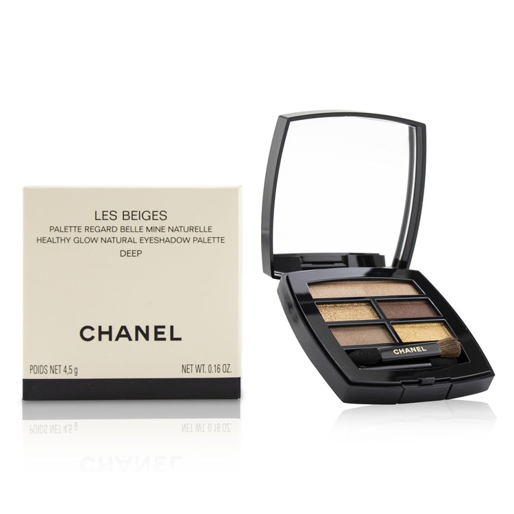 Chanel/シャネル+レ ベイジュ ヘルシー グロー ナチュラル アイシャドウ パレット+4.5g/0.16oz+# Deep ブランドコスメ
