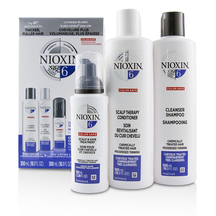 Nioxin/ナイオキシン+3D Care System Kit 6 - For Chemically Treated Hair, Progressed Thinning (Box Slightly Damaged) ブランドコスメ