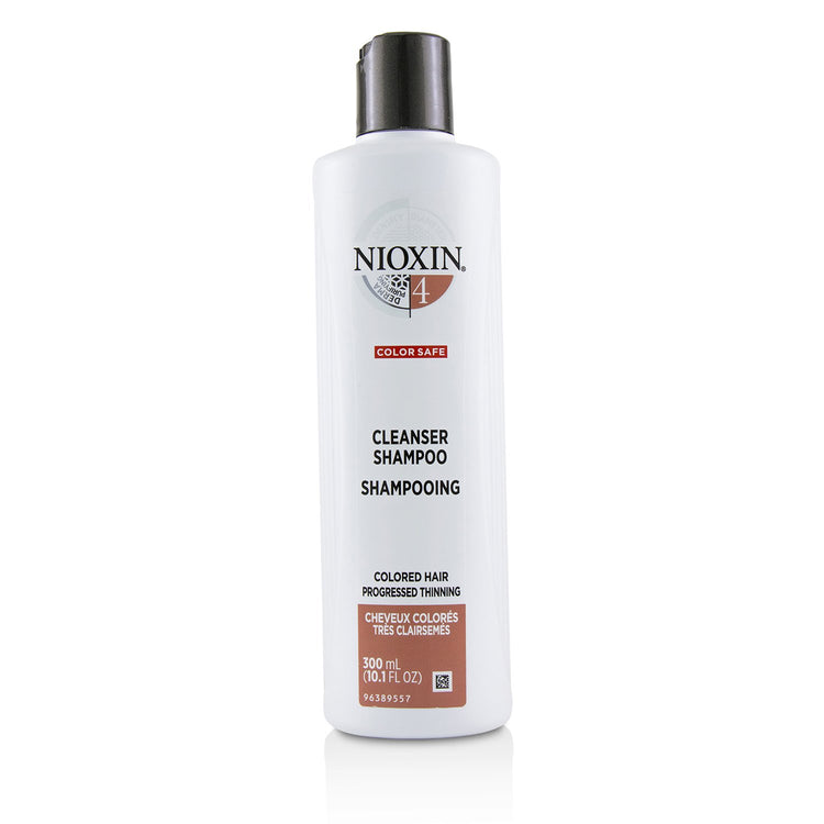 Nioxin/ナイオキシン+ダーマ ピュリファイング システム 4 クレンザー シャンプー (カラー ヘア, プログレス シンニング, カラー セーフ)+300ml/10.1oz ブランドコスメ