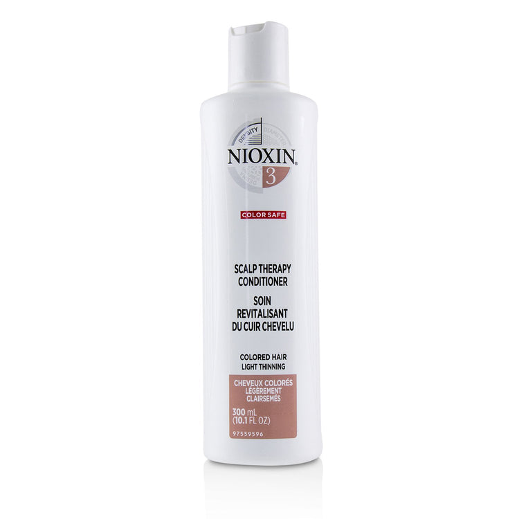 Nioxin/ナイオキシン+デンシティ システム 3 スカルプ セラピー コンディショナー (カラー ヘア, ライト シンニング, カラー セーフ)+300ml/10.1oz ブランドコスメ