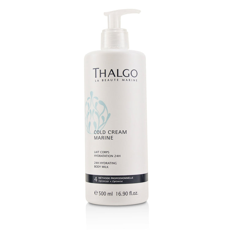 Thalgo/タルゴ+コールド クリーム マリン 24H ハイドレーティング ボディ ミルク +500ml/16.90oz ブランドコスメ