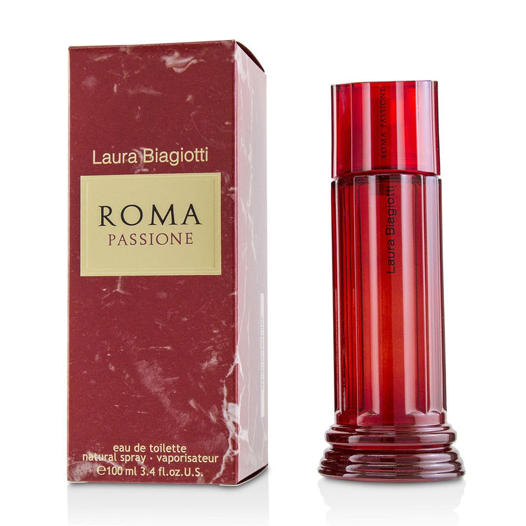 Laura Biagiotti/ラウラビアジョッティ+Roma Passione Eau De Toilette Spray +100ml/3.4oz ブランドコスメ
