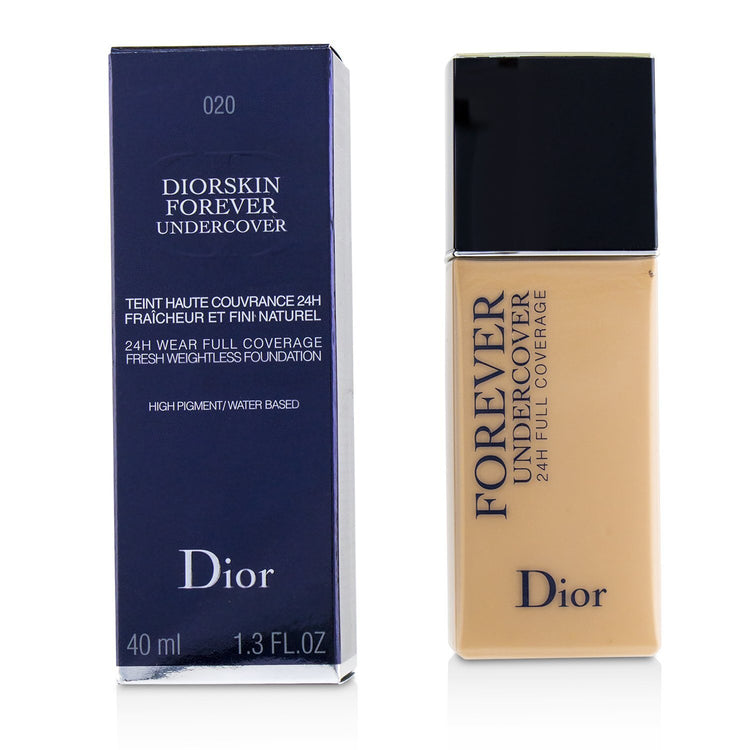 Christian Dior/クリスチャン ディオール+ディオールスキン フォーエヴァー アンダーカバー 24H ウェア フル カバレッジ ウォータ ベースト ファンデーション+40ml/1.3oz+# 020 Light Beige ブランドコスメ