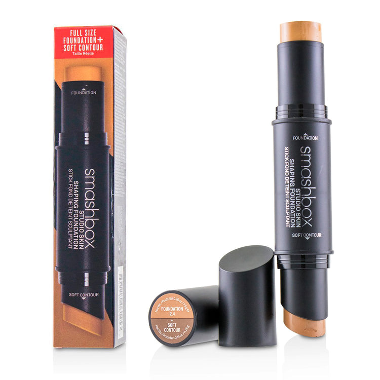 Smashbox/スマッシュボックス+スタジオ スキン シェイピング ファンデーション + ソフト コントゥア スティック+11.75/0.4oz+# 2.4 Cool Beige ブランドコスメ