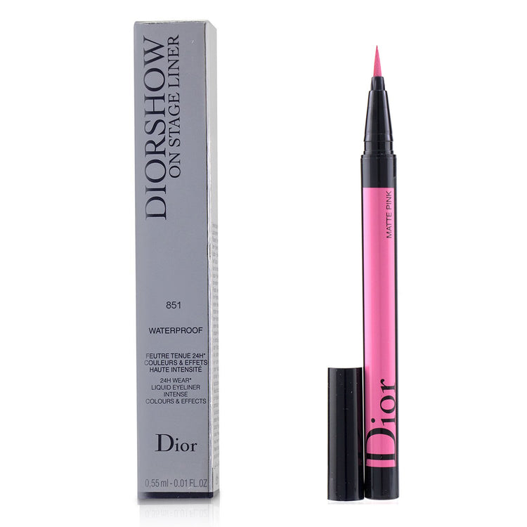 Christian Dior/クリスチャン ディオール+ディオールショウ オンステージ ライナー ウォータープルーフ+0.55ml/0.01oz+# 851 Matte Pink ブランドコスメ