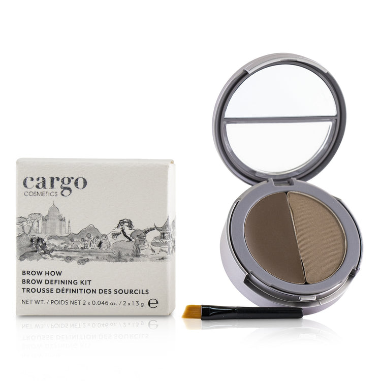 Cargo/カーゴ+Brow How Brow Defining Kit+2x1.3g/0.046oz+Light ブランドコスメ
