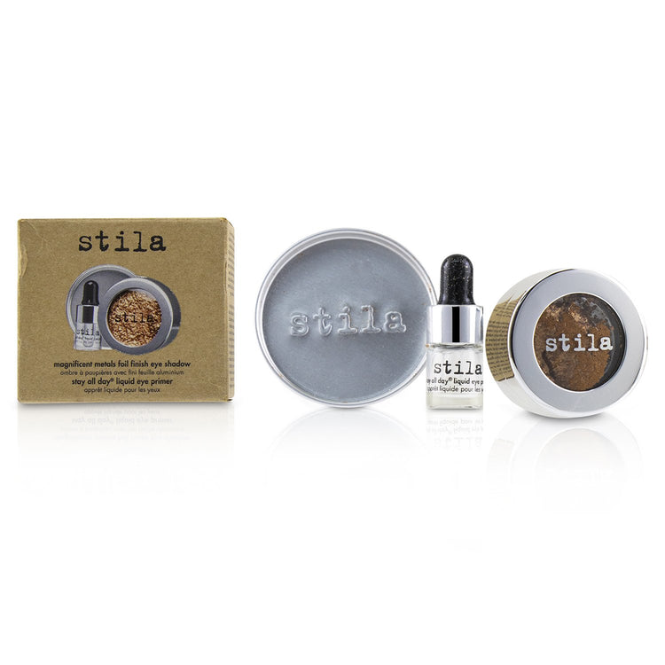 Stila/スティラ+マグニフィセント メタル ホイル フィニッシュ アイ シャドウ ウィズ ミニ ステイ オール デイ リキッド アイ プライマー+Comex Copper ブランドコスメ