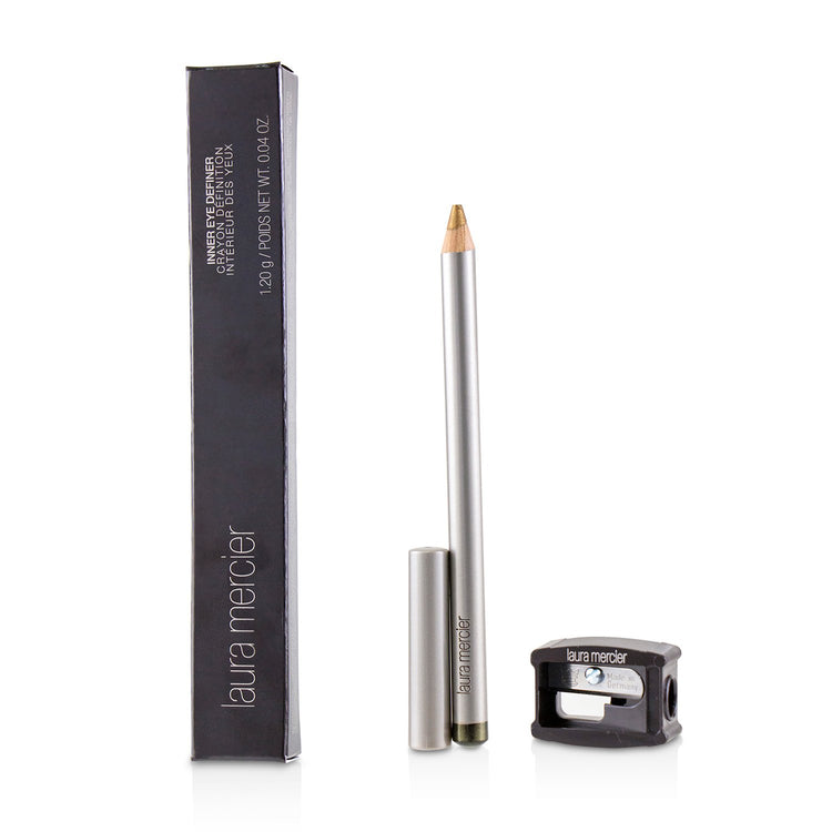 Laura Mercier/ローラ メルシエ+インナー アイ ディファイナー アイ ペンシル+1.2g/0.04oz+# Black Gold (Black WithGold Pearl) ブランドコスメ