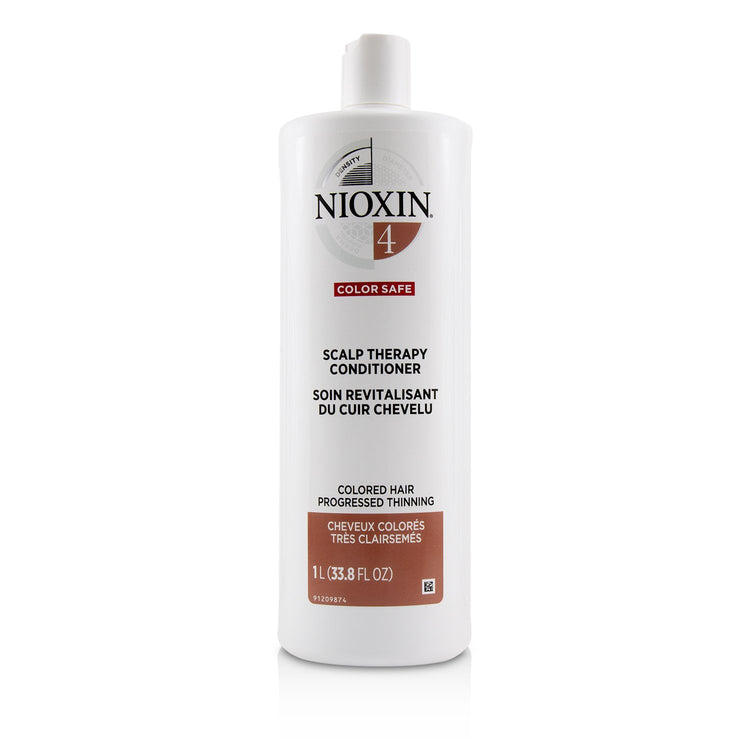 Nioxin/ナイオキシン+デンシティ システム 4 スカルプ セラピー コンディショナー (カラー ヘア, プログレス シンニング, カラー セーフ)+1000ml/33.8oz ブランドコスメ