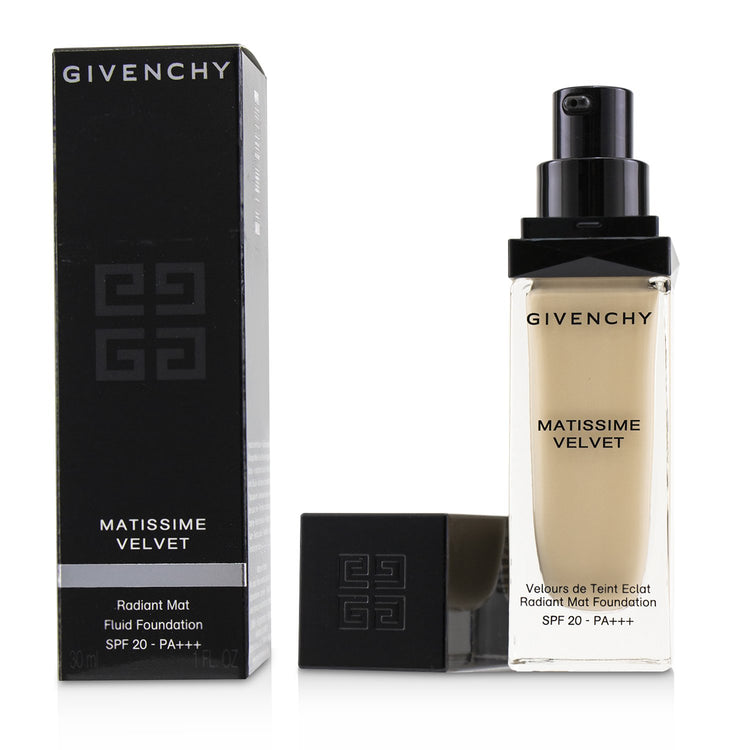 Givenchy/ジバンシィ+マティシム ヴェルヴェット ラディエント マット フルイド ファンデーション SPF 20+30ml/1oz+#00 Mat Ivory ブランドコスメ
